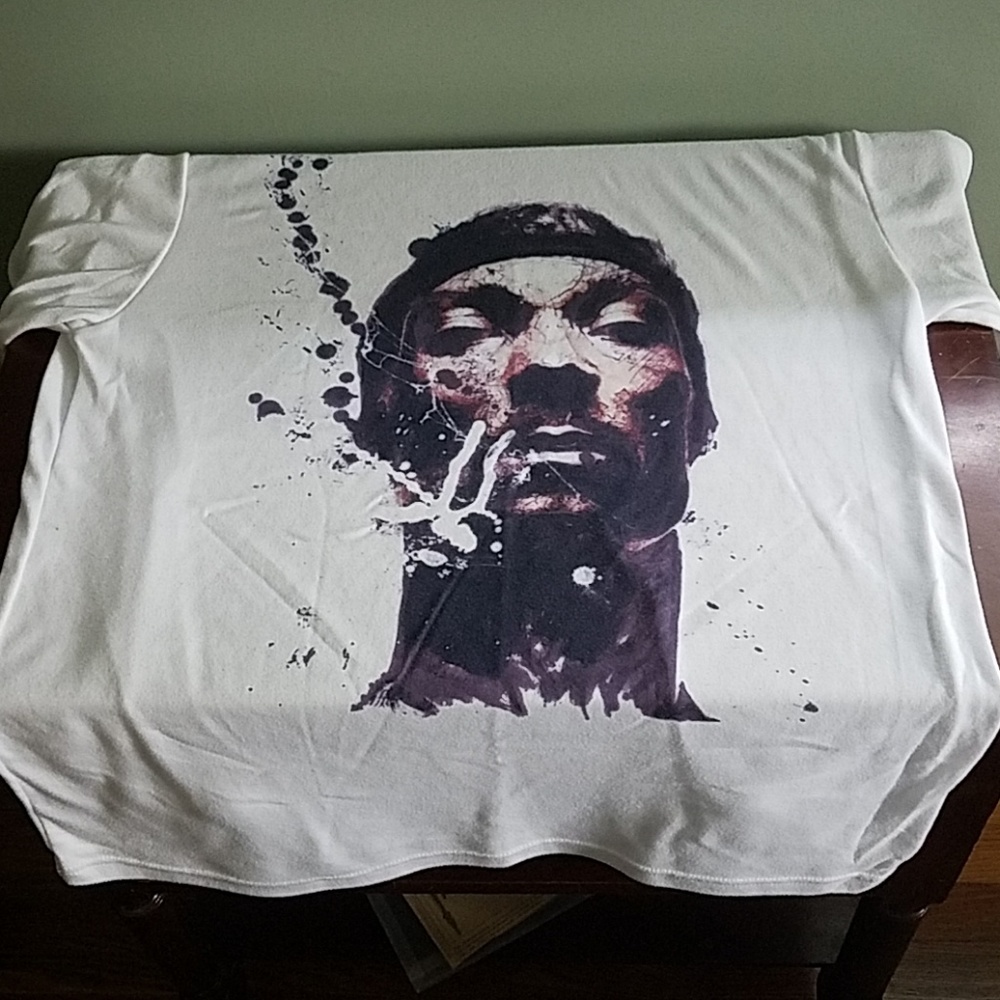 Snoop Dogg paint-splatter tshirt